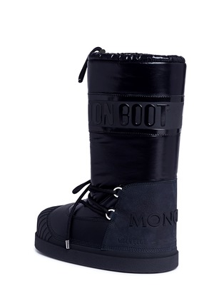 Detail View - Click To Enlarge - MONCLER - 'Moon' mid calf boots
