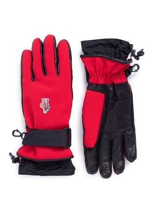Main View - Click To Enlarge - MONCLER - Twill ski gloves