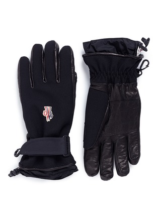 Main View - Click To Enlarge - MONCLER - Twill ski gloves