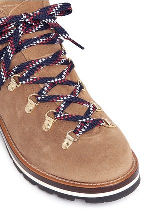 Detail View - Click To Enlarge - MONCLER - Suede hiking boots
