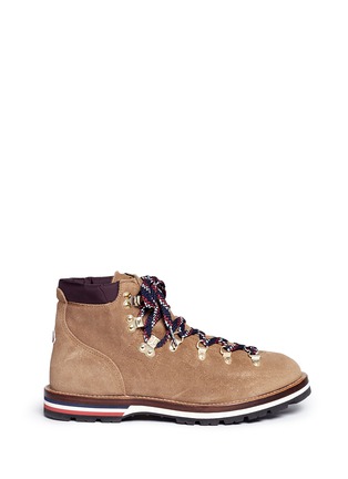 Main View - Click To Enlarge - MONCLER - Suede hiking boots