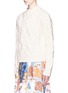 Front View - Click To Enlarge - ACNE STUDIOS - 'Edyta' wool cable knit sweater