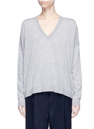 Main View - Click To Enlarge - ACNE STUDIOS - 'Kalla' oversized fine gauge Merino wool sweater