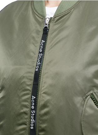 Detail View - Click To Enlarge - ACNE STUDIOS - 'Clea' padded bomber jacket