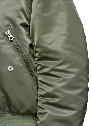  - ACNE STUDIOS - 'Clea' padded bomber jacket