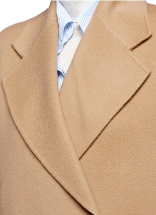 Detail View - Click To Enlarge - ACNE STUDIOS - 'Carice Doublé' belted oversized wool-cashmere melton coat