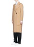 Front View - Click To Enlarge - ACNE STUDIOS - 'Carice Doublé' belted oversized wool-cashmere melton coat