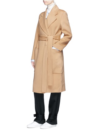 Figure View - Click To Enlarge - ACNE STUDIOS - 'Carice Doublé' belted oversized wool-cashmere melton coat