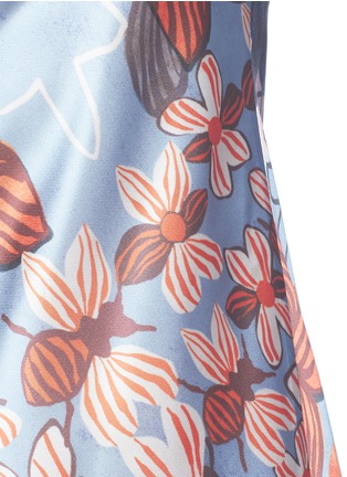 Detail View - Click To Enlarge - ACNE STUDIOS - 'Delila' retro floral print satin dress