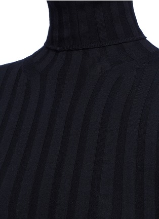Detail View - Click To Enlarge - ACNE STUDIOS - 'Corina' Merino wool blend rib knit turtleneck sweater