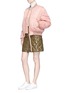 Figure View - Click To Enlarge - ACNE STUDIOS - 'Clea' satin bomber jacket