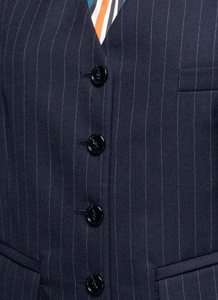 Detail View - Click To Enlarge - ACNE STUDIOS - 'Jelena' pinstripe wool suiting gilet