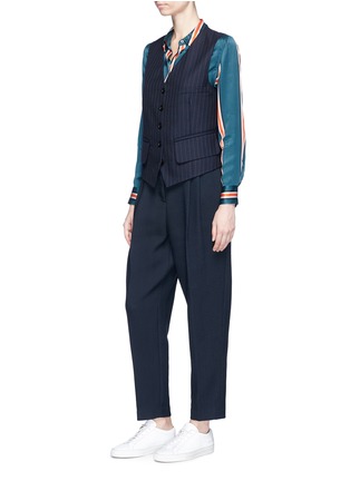 Figure View - Click To Enlarge - ACNE STUDIOS - 'Jelena' pinstripe wool suiting gilet