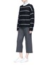 Figure View - Click To Enlarge - ACNE STUDIOS - 'Rhira' oversized stripe sweater