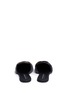 Back View - Click To Enlarge - JOSHUA SANDERS - Smiley® embroidered rabbit fur slippers