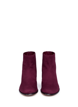 Front View - Click To Enlarge - JIMMY CHOO - 'Duke' suede ankle boots
