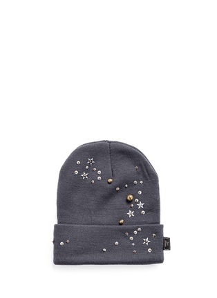 Main View - Click To Enlarge - PIERS ATKINSON - Star sequin embellished beanie