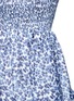 Detail View - Click To Enlarge - KISUII - 'Mala' smocked ruffle trim dress