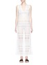 Main View - Click To Enlarge - KISUII - 'Annabelle' V-neck crochet maxi dress