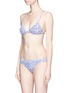 Figure View - Click To Enlarge - KISUII - 'Isla' floral print triangle bikini top