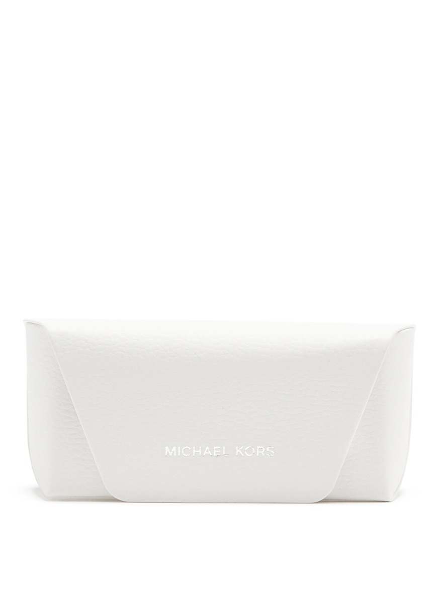 MICHAEL KORS 'Abi' streak effect acetate cat eye sunglasses