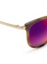 Detail View - Click To Enlarge - MICHAEL KORS - 'Adrianna' acetate round mirror sunglasses