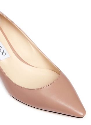 Detail View - Click To Enlarge - JIMMY CHOO - 'Romy 40' kid leather pumps