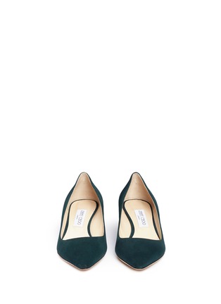 Front View - Click To Enlarge - JIMMY CHOO - 'Romy 40' suede pumps