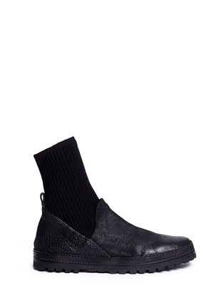 Main View - Click To Enlarge - MARSÈLL - 'Cassatona' leather sock boots