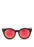 Main View - Click To Enlarge - RAY-BAN - 'RB4261' acetate round mirror sunglasses