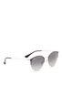 Figure View - Click To Enlarge - RAY-BAN - 'RB3578' metal round sunglasses
