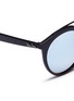 Detail View - Click To Enlarge - RAY-BAN - 'RB4256 Gatsby I' double bridge round acetate sunglasses