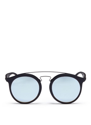 Main View - Click To Enlarge - RAY-BAN - 'RB4256 Gatsby I' double bridge round acetate sunglasses