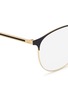 Detail View - Click To Enlarge - RAY-BAN - 'RB6375' rubber inset metal temple round optical glasses