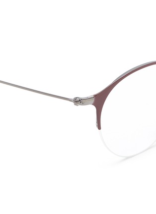 Detail View - Click To Enlarge - RAY-BAN - 'RB3578' metal round optical glasses