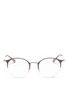 Main View - Click To Enlarge - RAY-BAN - 'RB3578' metal round optical glasses