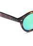 Detail View - Click To Enlarge - RAY-BAN - 'RB4261' tortoiseshell acetate round mirror sunglasses