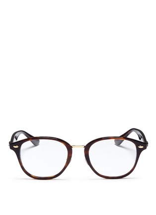 Main View - Click To Enlarge - RAY-BAN - 'RB5355' tortoiseshell acetate square optical glasses