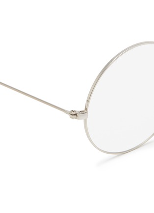 Detail View - Click To Enlarge - RAY-BAN - 'Ja-Jo' metal round optical glasses