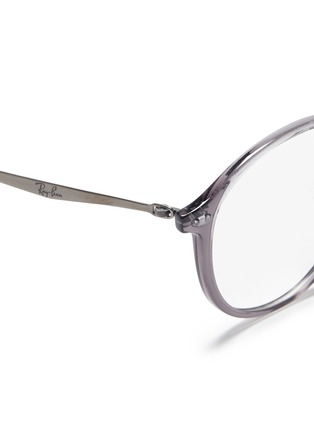 Detail View - Click To Enlarge - RAY-BAN - 'RB7073 Light Ray' nylon front metal optical glasses