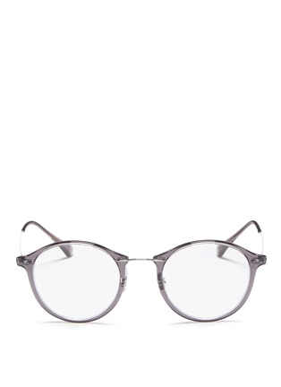 Main View - Click To Enlarge - RAY-BAN - 'RB7073 Light Ray' nylon front metal optical glasses