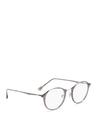 Figure View - Click To Enlarge - RAY-BAN - 'RB7073 Light Ray' nylon front metal optical glasses