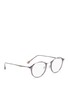 Figure View - Click To Enlarge - RAY-BAN - 'RB7073 Light Ray' nylon front metal optical glasses