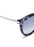 Detail View - Click To Enlarge - - - Tortoiseshell acetate round sunglasses