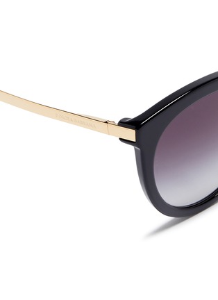 Detail View - Click To Enlarge - - - Metal temple acetate sunglasses