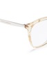 Detail View - Click To Enlarge - - - Shell effect acetate square optical glasses
