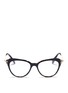 Main View - Click To Enlarge - MIU MIU - Acetate cat eye optical glasses