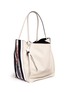 Detail View - Click To Enlarge - PROENZA SCHOULER - Extra large snakeskin-embossed panel leather tote
