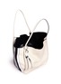 - PROENZA SCHOULER - Extra large snakeskin-embossed panel leather tote