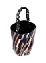 Detail View - Click To Enlarge - PROENZA SCHOULER - 'Hex' medium snake embossed leather bucket bag